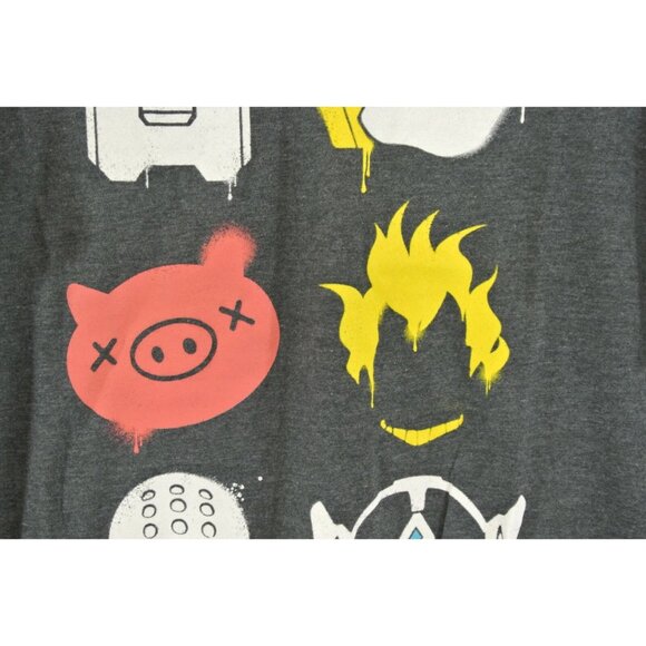 Overwatch Battle Spray T-Shirt Blizzard Entertainment Jinx Mens M L New - Picture 3 of 7